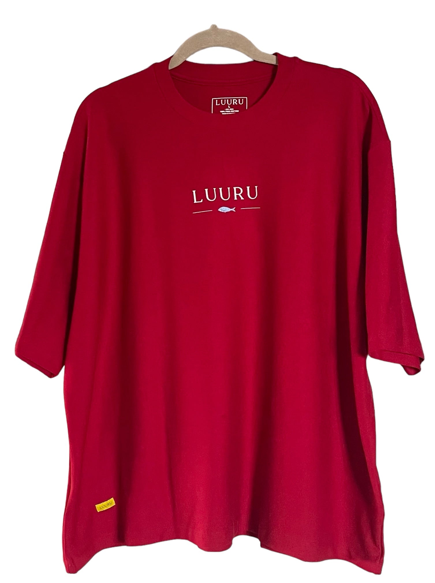 Gender-neutral cropped oversized PIma Cotton crop t-shirt
camiseta unisex crop oversize 100% algodon pima con diseño pez
