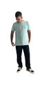 Men’s T-shirt made from 100% Pima cotton for superior softness, durability, and breathability. A premium essential designed for everyday comfort and timeless style.
Camiseta de hombre 100% algodón Pima, reconocida por su suavidad, durabilidad y frescura. Una prenda básica de alta calidad para uso diario con estilo clásico.