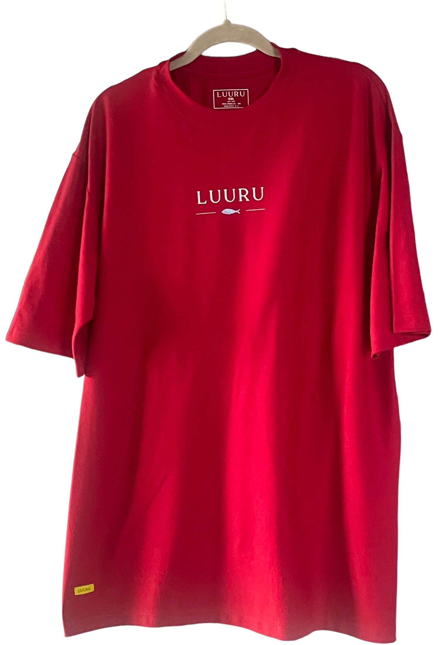 Luuru Unisex Oversize T-shirt  Front Little Logo