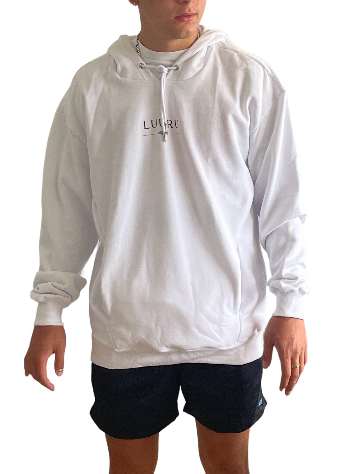 Luuru Hoodie Front Little Logo