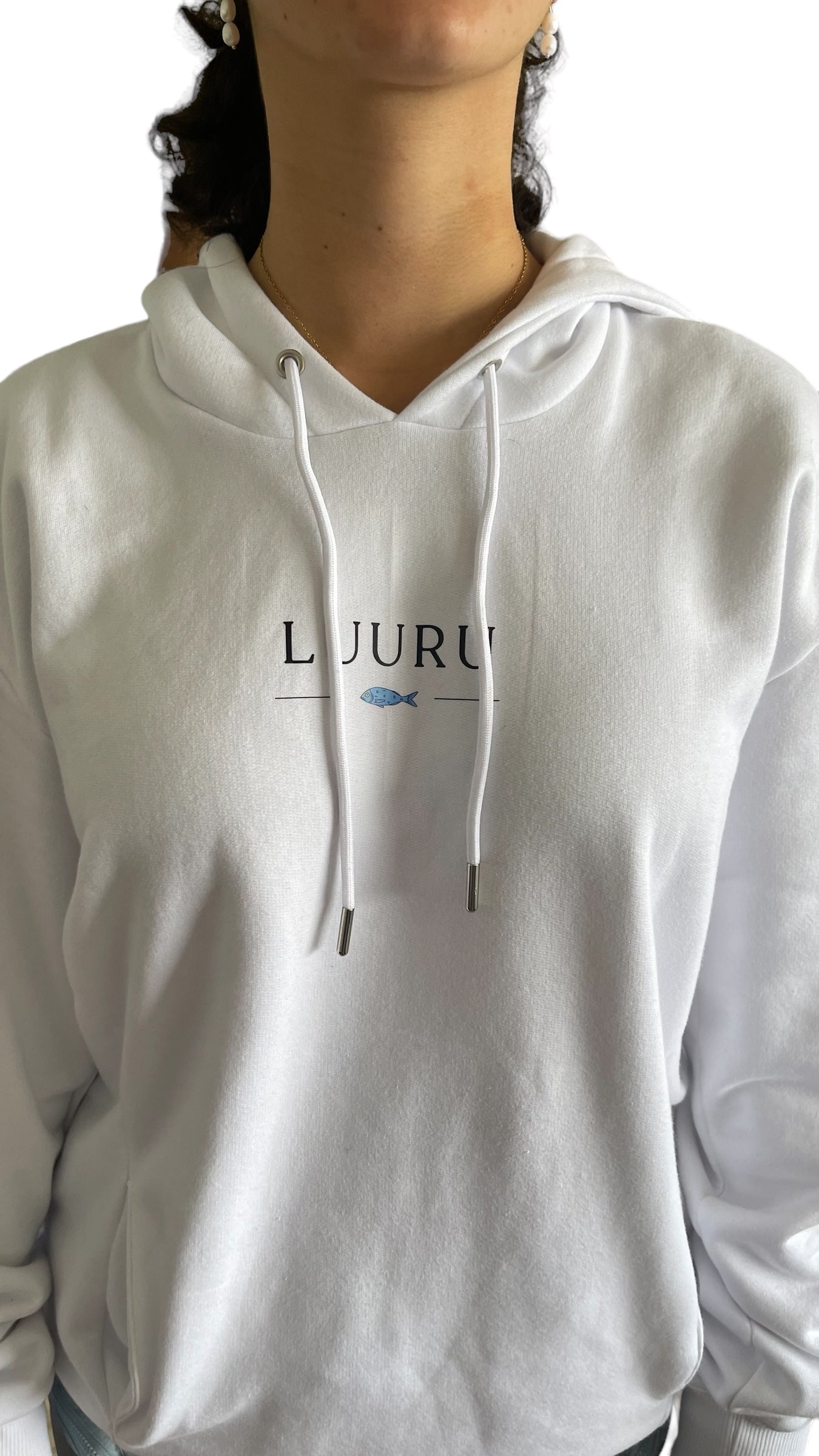 Luuru Hoodie Front Little Logo