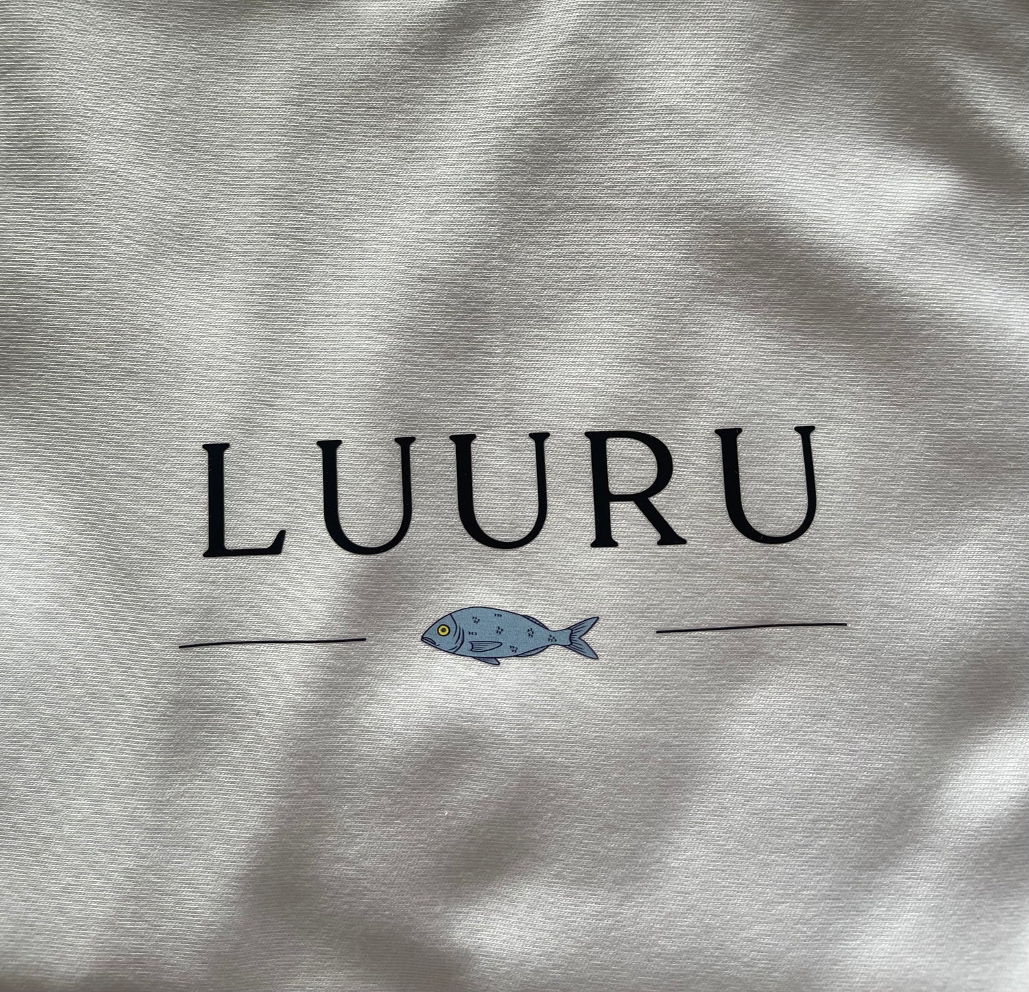 Luuru Unisex Oversize T-shirt  Front Little Logo