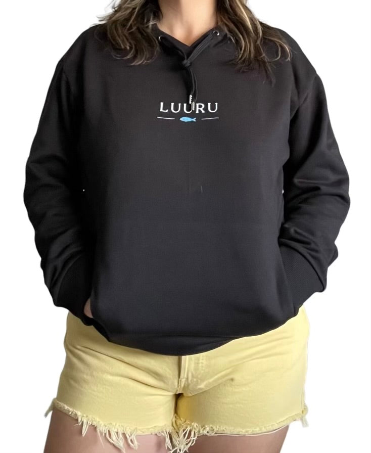 Luuru Hoodie Front Little Logo